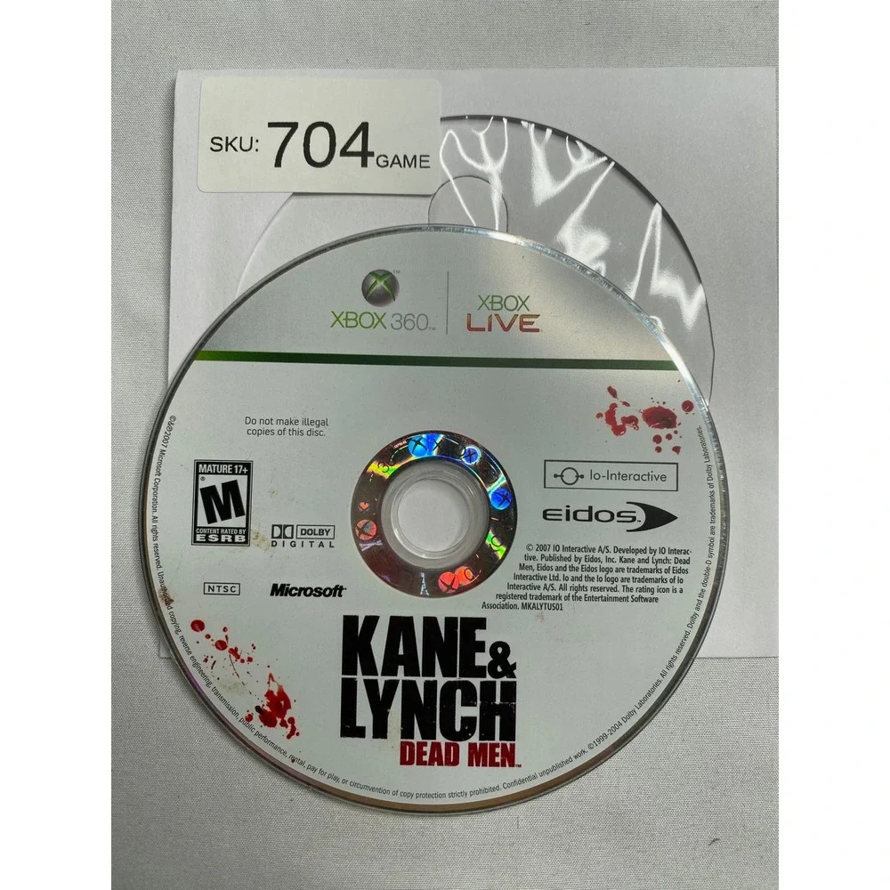 Kane & Lynch Dead Men Xbox 360
